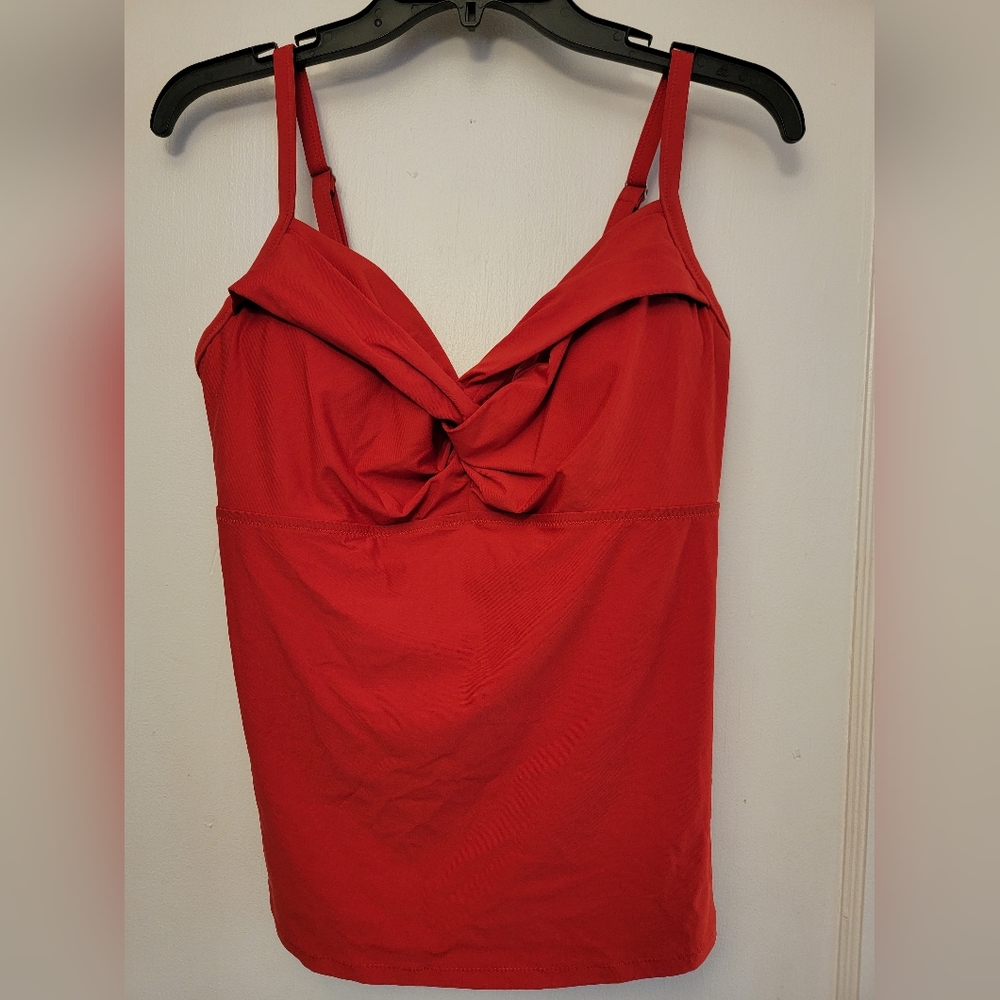 Athleta bra cup tankini swim top 36 d/dd